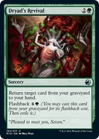 Dryad's Revival - Innistrad: Midnight Hunt - Magic: The Gathering card
