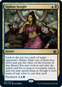 Siphon Insight - Innistrad: Midnight Hunt - Magic: The Gathering card