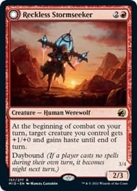 Reckless Stormseeker - Innistrad: Midnight Hunt - Magic: The Gathering card