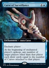 Curse of Surveillance (Extended Art) - Innistrad: Midnight Hunt - Magic: The Gathering card