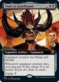 Mask of Griselbrand (Extended Art) - Innistrad: Midnight Hunt - Magic: The Gathering card