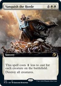 Vanquish the Horde (Extended Art) - Innistrad: Midnight Hunt - Magic: The Gathering card