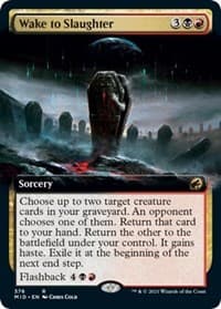 Wake to Slaughter (Extended Art) - Innistrad: Midnight Hunt - Magic: The Gathering card
