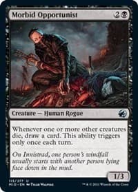 Morbid Opportunist - Innistrad: Midnight Hunt - Magic: The Gathering card