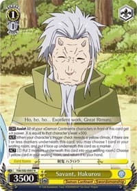 Savant, Hakurou - That Time I Got Reincarnated as a Slime Vol.2 - Weiss Schwarz card