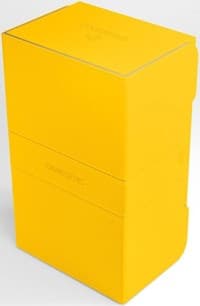 GameGenic Stronghold Deck Box - Yellow (Holds 200+) - GameGenic Deck Boxes - Deck Boxes card