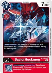 SaviorHuckmon - Double Diamond - Digimon Card Game card