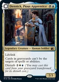 Dennick, Pious Apprentice - Innistrad: Midnight Hunt - Magic: The Gathering card