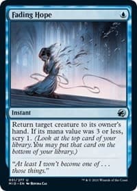 Fading Hope - Innistrad: Midnight Hunt - Magic: The Gathering card