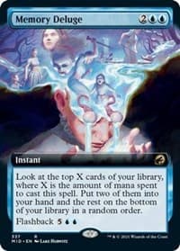 Memory Deluge (Extended Art) - Innistrad: Midnight Hunt - Magic: The Gathering card