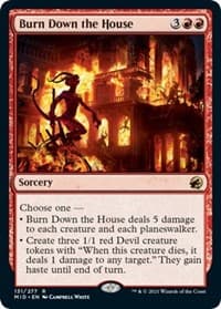 Burn Down the House - Innistrad: Midnight Hunt - Magic: The Gathering card