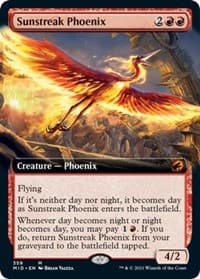 Sunstreak Phoenix (Extended Art) - Innistrad: Midnight Hunt - Magic: The Gathering card
