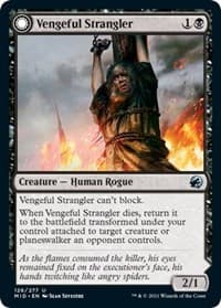 Vengeful Strangler - Innistrad: Midnight Hunt - Magic: The Gathering card