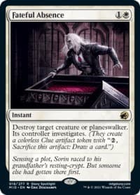 Fateful Absence - Innistrad: Midnight Hunt - Magic: The Gathering card