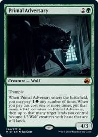 Primal Adversary - Innistrad: Midnight Hunt - Magic: The Gathering card