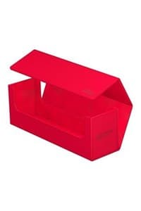 Arkhive XenoSkin 400+ Monocolor Deck Case - Red - Ultimate Guard Deck Boxes - Deck Boxes card