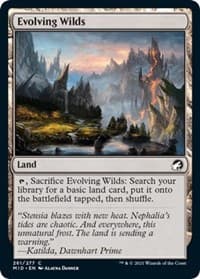 Evolving Wilds - Innistrad: Midnight Hunt - Magic: The Gathering card