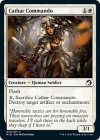 Cathar Commando - Innistrad: Midnight Hunt - Magic: The Gathering card