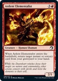 Ardent Elementalist - Innistrad: Midnight Hunt - Magic: The Gathering card