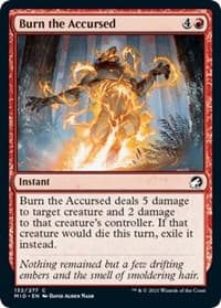 Burn the Accursed - Innistrad: Midnight Hunt - Magic: The Gathering card
