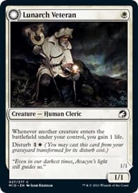 Lunarch Veteran - Innistrad: Midnight Hunt - Magic: The Gathering card