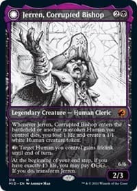 Jerren, Corrupted Bishop (Showcase) - Innistrad: Midnight Hunt - Magic: The Gathering card