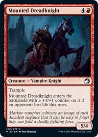 Mounted Dreadknight - Innistrad: Midnight Hunt - Magic: The Gathering card