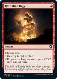 Raze the Effigy - Innistrad: Midnight Hunt - Magic: The Gathering card