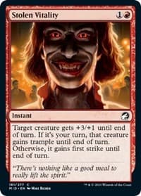 Stolen Vitality - Innistrad: Midnight Hunt - Magic: The Gathering card