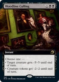 Bloodline Culling (Extended Art) - Innistrad: Midnight Hunt - Magic: The Gathering card