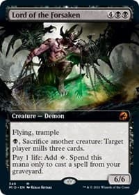 Lord of the Forsaken (Extended Art) - Innistrad: Midnight Hunt - Magic: The Gathering card