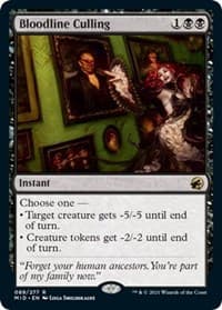 Bloodline Culling - Innistrad: Midnight Hunt - Magic: The Gathering card