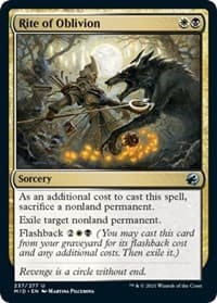 Rite of Oblivion - Innistrad: Midnight Hunt - Magic: The Gathering card