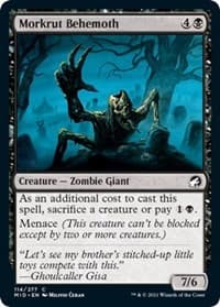 Morkrut Behemoth - Innistrad: Midnight Hunt - Magic: The Gathering card