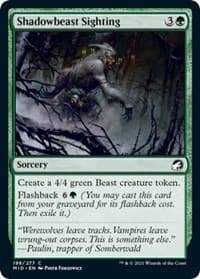 Shadowbeast Sighting - Innistrad: Midnight Hunt - Magic: The Gathering card