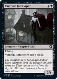 Vampire Interloper - Innistrad: Midnight Hunt - Magic: The Gathering card