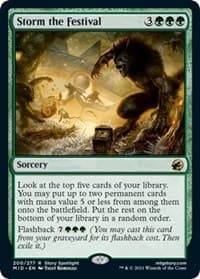 Storm the Festival - Innistrad: Midnight Hunt - Magic: The Gathering card
