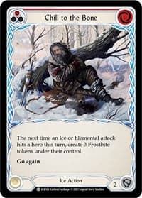 Chill to the Bone (Red) - Tales of Aria - Flesh and Blood TCG card