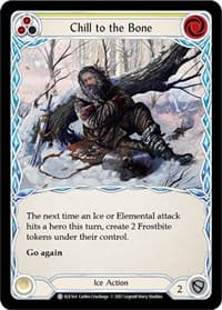 Chill to the Bone (Yellow) - Tales of Aria - Flesh and Blood TCG card
