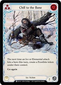Chill to the Bone (Blue) - Tales of Aria - Flesh and Blood TCG card