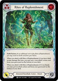 Rites of Replenishment (Blue) - Tales of Aria - Flesh and Blood TCG card
