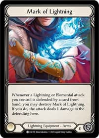 Mark of Lightning - Tales of Aria - Flesh and Blood TCG card