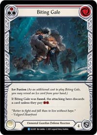 Biting Gale (Red) - Tales of Aria - Flesh and Blood TCG card