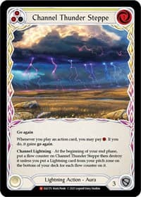 Channel Thunder Steppe - Tales of Aria - Flesh and Blood TCG card