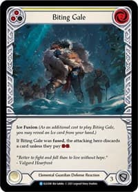 Biting Gale (Yellow) - Tales of Aria - Flesh and Blood TCG card