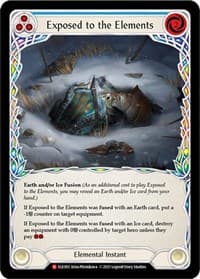 Exposed to the Elements - Tales of Aria - Flesh and Blood TCG card