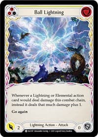 Ball Lightning (Yellow) - Tales of Aria - Flesh and Blood TCG card