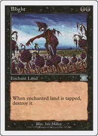 Blight - Classic Sixth Edition - Magic: The Gathering card