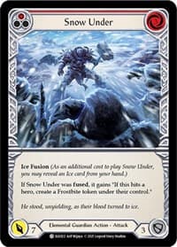 Snow Under (Red) - Tales of Aria - Flesh and Blood TCG card