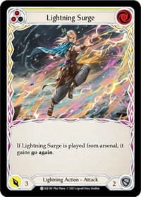 Lightning Surge (Yellow) - Tales of Aria - Flesh and Blood TCG card